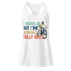I Would But I’m Riding That Day | Women’s Cycling Racerback Tank - Cyclist Hive