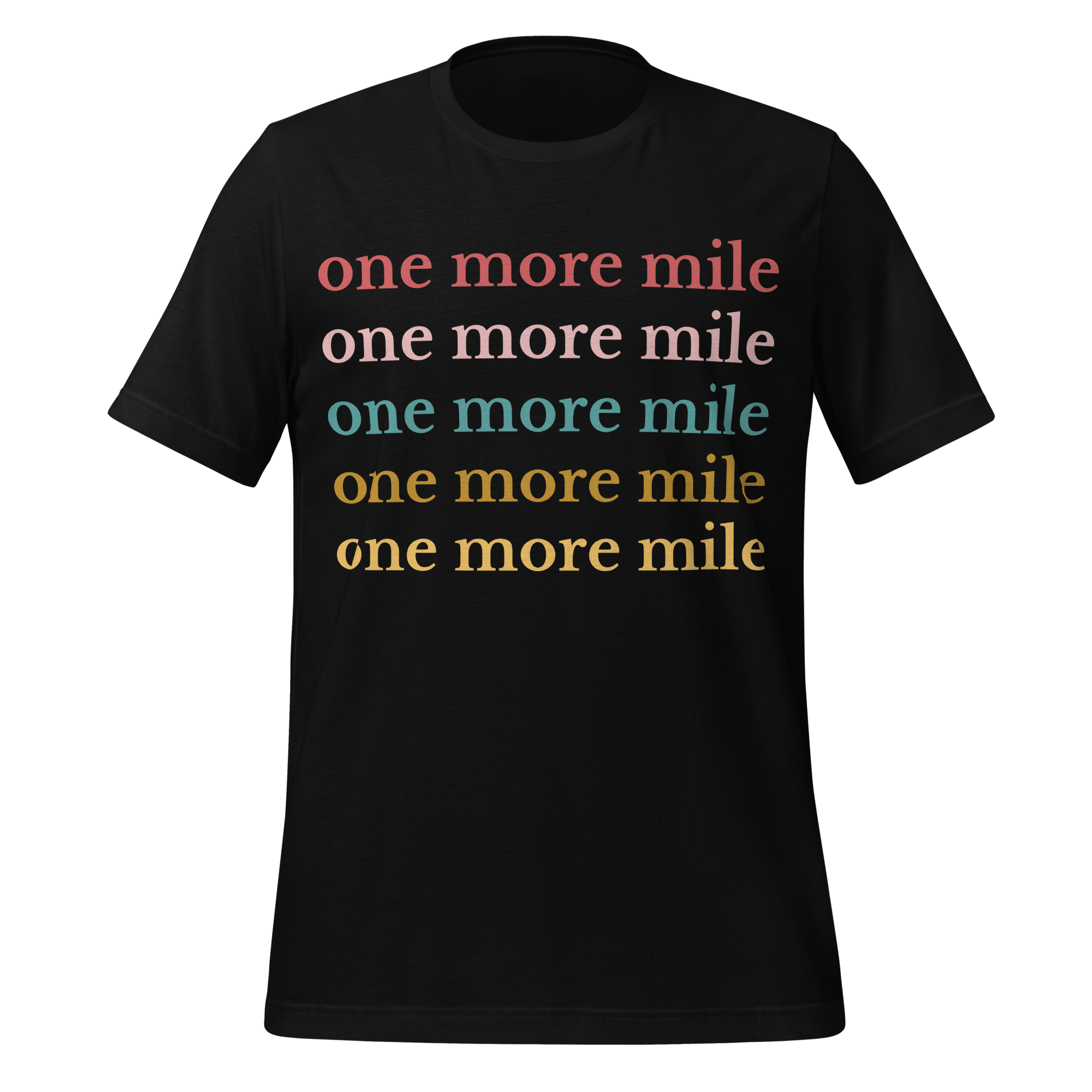 One More Mile Cycling T-Shirt | Motivational Bike Rider Tee - Cyclist Hive