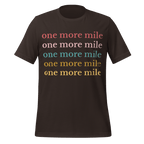 One More Mile Cycling T-Shirt | Motivational Bike Rider Tee - Cyclist Hive