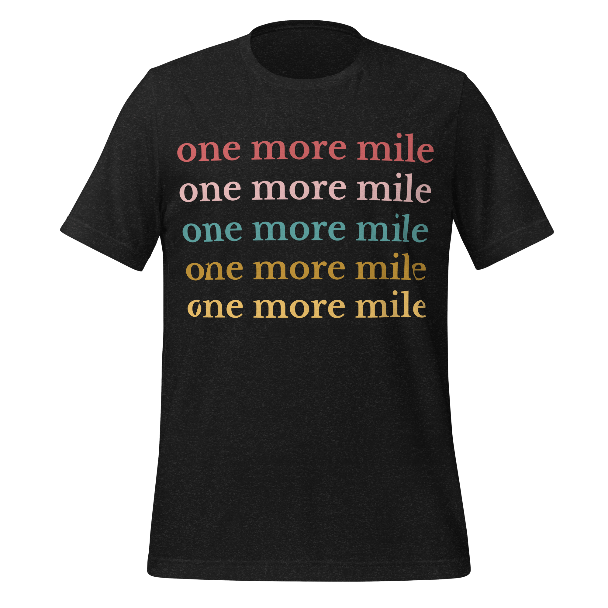 One More Mile Cycling T-Shirt | Motivational Bike Rider Tee - Cyclist Hive