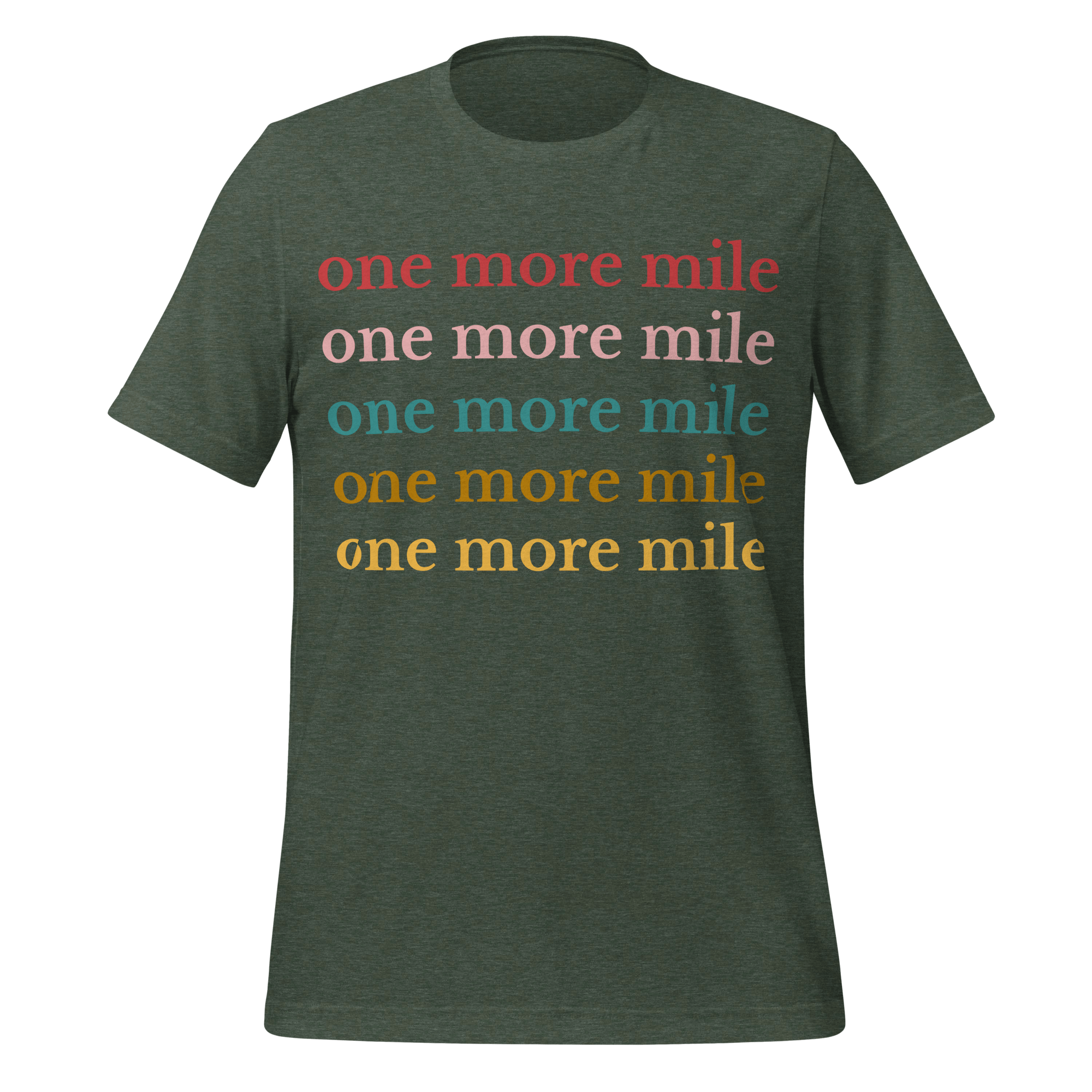 One More Mile Cycling T-Shirt | Motivational Bike Rider Tee - Cyclist Hive