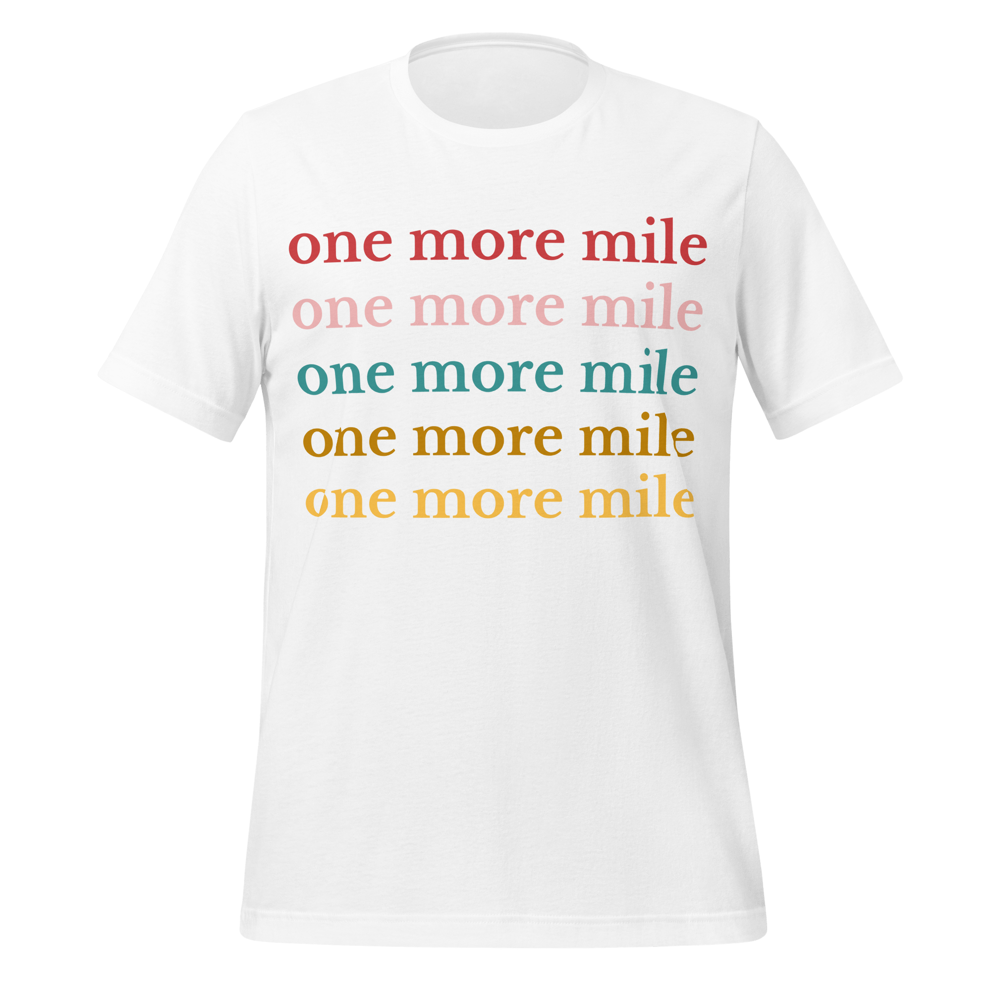 One More Mile Cycling T-Shirt | Motivational Bike Rider Tee - Cyclist Hive