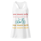 One More Mile Women’s Racerback Tank Top | Motivational Cycling Shirt - Cyclist Hive