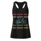 One More Mile Women’s Racerback Tank Top | Motivational Cycling Shirt - Cyclist Hive