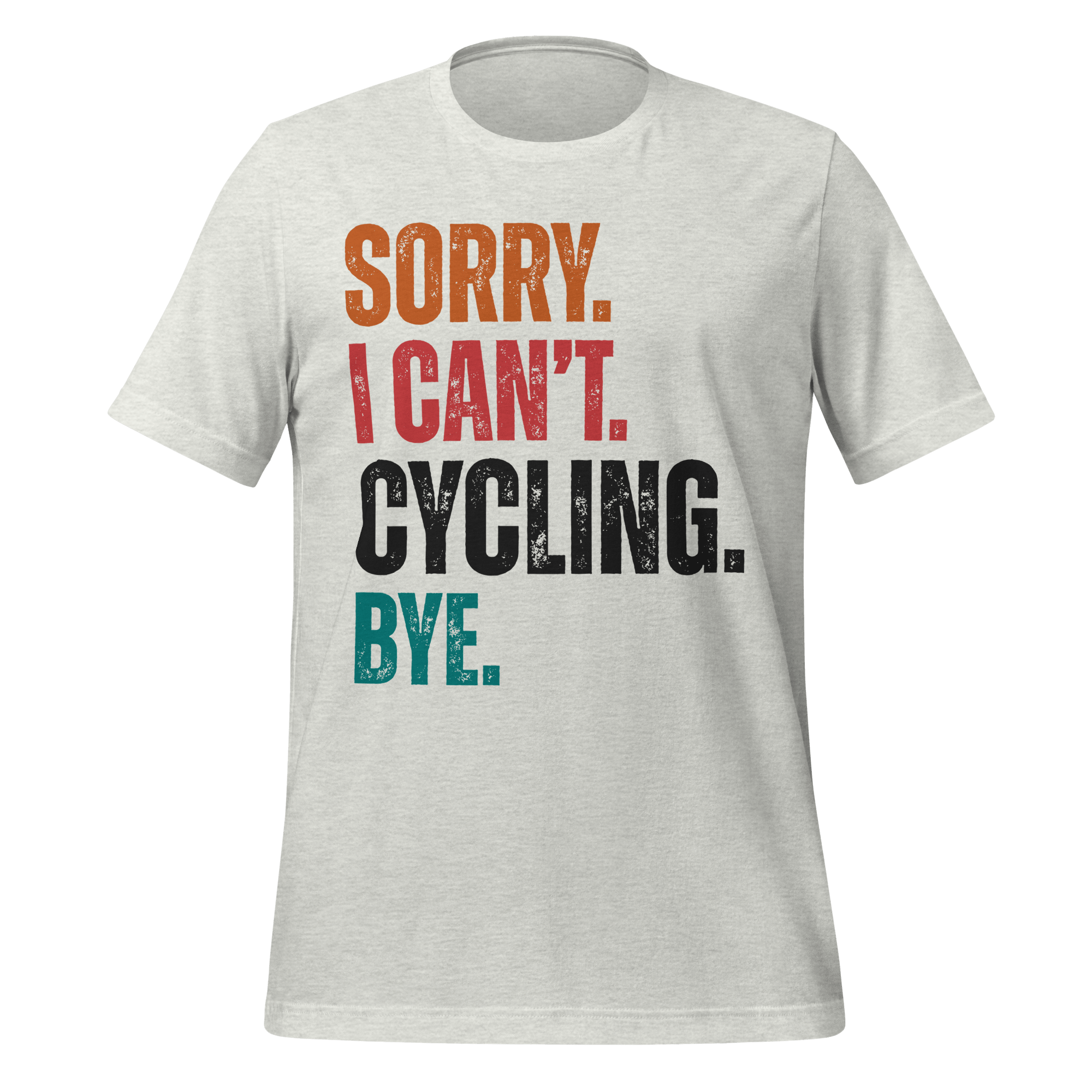 Sorry I Can’t Cycling T-Shirt | Retro Funny Bike Tee - Cyclist Hive