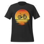 Sunset Bike Silhouette T-Shirt | Cycling Graphic Tee for Riders - Cyclist Hive