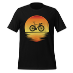 Sunset Bike Silhouette T-Shirt | Cycling Graphic Tee for Riders - Cyclist Hive