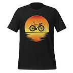 Sunset Bike Silhouette T-Shirt | Cycling Graphic Tee for Riders - Cyclist Hive