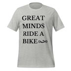 Great Minds Ride a Bike Handcycle T-Shirt | Adaptive Cycling Tee  Athletic Heather / 2XL Cyclist Hive