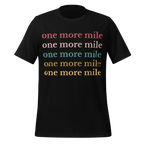 One More Mile Cycling T-Shirt | Motivational Bike Rider Tee  Black / 2XL Cyclist Hive