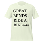 Great Minds Ride a Bike Handcycle T-Shirt | Adaptive Cycling Tee  Citron / 2XL Cyclist Hive