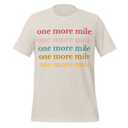 One More Mile Cycling T-Shirt | Motivational Bike Rider Tee  Heather Dust / 2XL Cyclist Hive