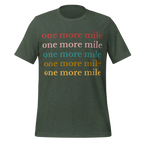 One More Mile Cycling T-Shirt | Motivational Bike Rider Tee  Heather Forest / 2XL Cyclist Hive