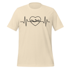 Handcycling Heartbeat T-Shirt | Minimalist Bike Lover Tee   Cyclist Hive