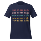One More Mile Cycling T-Shirt | Motivational Bike Rider Tee  Navy / 2XL Cyclist Hive