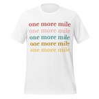 One More Mile Cycling T-Shirt | Motivational Bike Rider Tee  White / 2XL Cyclist Hive